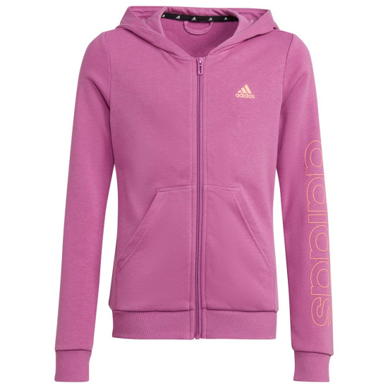 Adidas Παιδική ζακέτα Essentials Linear Logo Full-Zip Hoodie
